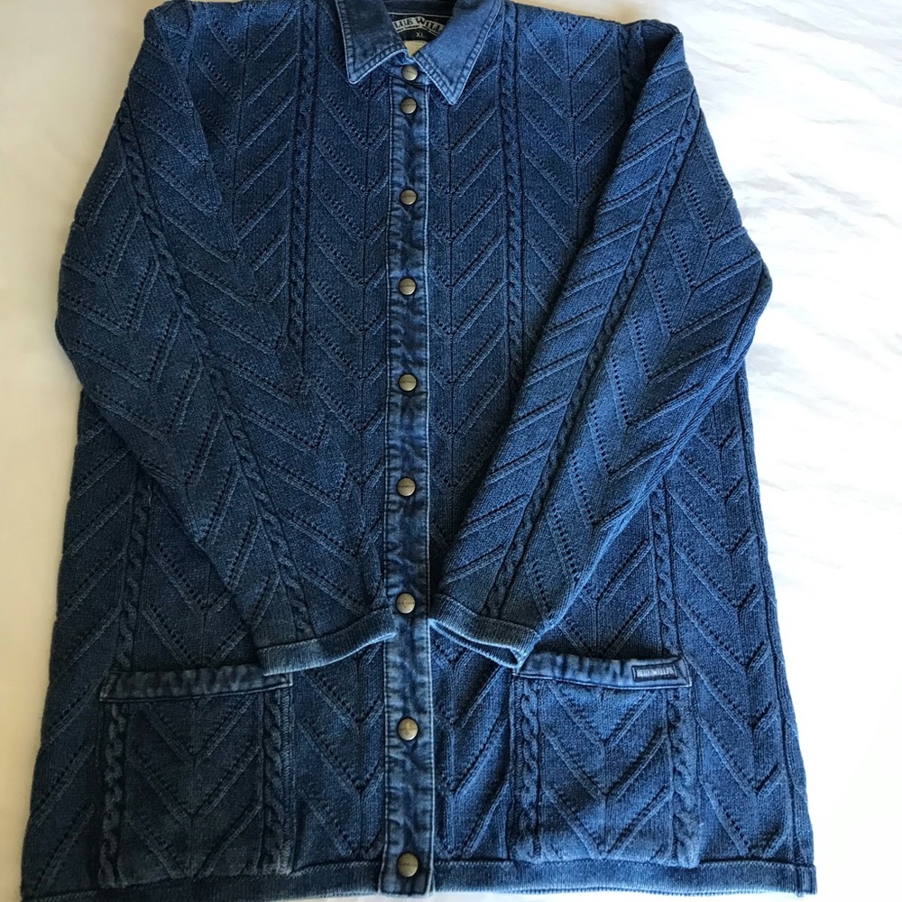 BLUE WILLIE’S knit jacket/sweater XL